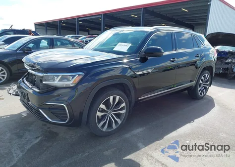 2020 Volkswagen Atlas Cross Sport 3.6L V6 Sel Premium R-Line из США, поврежденный, VIN 1V2TE2CA2LC231014